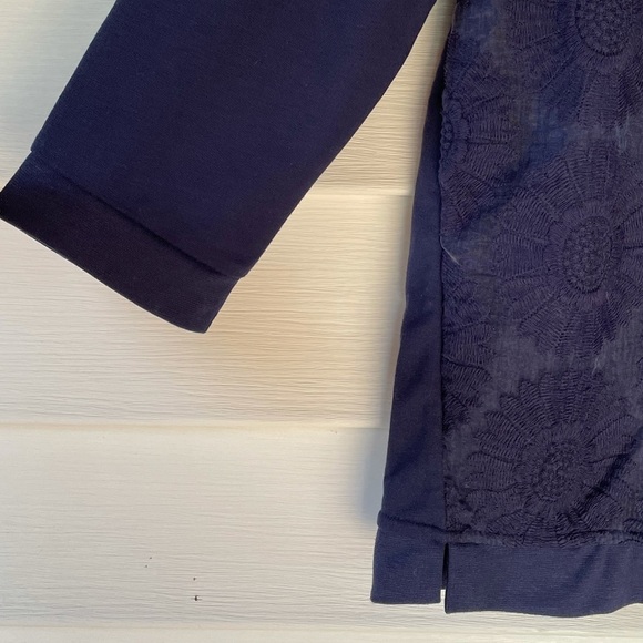 LC Lauren Conrad Embroidered Sweatshirt Sz M - Picture 5 of 7